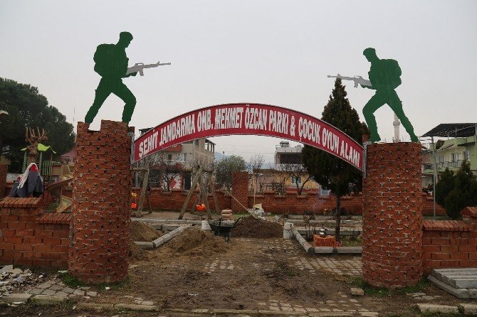 Şehit Jandarma Onbaşı Mehmet Özcan Parkı’na Yakışır Çalışma