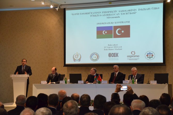 Bakü'de Türk ve Azerbaycanlı işadamları bir araya geldi