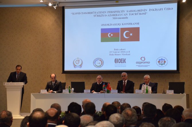 Bakü'de Türk ve Azerbaycanlı işadamları bir araya geldi