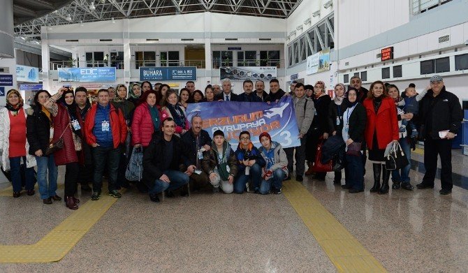 Erzurum Avrupa’ya Uçuyor Projesinin İlk Grubu İtalya’ya Gitti