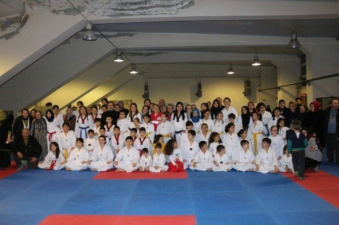 Havuzbaşı İlköğretim Okulu’nda Taekwondo Kuşak Sınavı