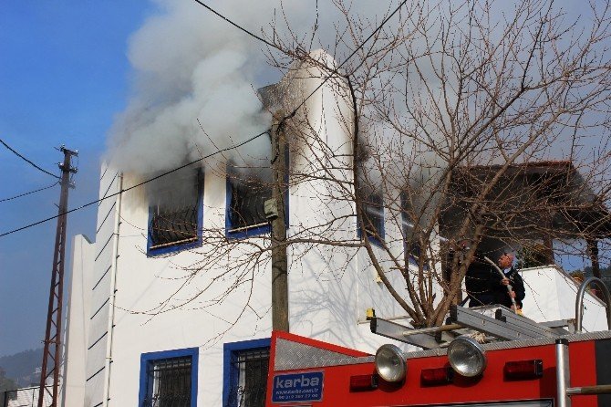 Bodrum’da Yangın: 1 Ölü