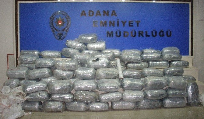 Adana’da 345 Kilo Esrar Ele Geçirildi