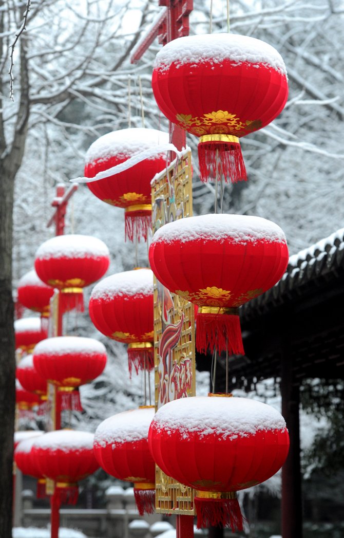 "Çin'in yerdeki cenneti Suzhou ve Hangzhou"ya kar yağdı