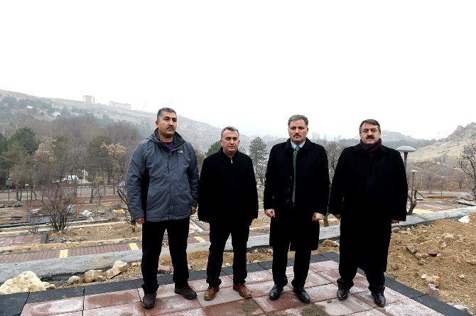 Başkan Çakır, Turgut Özal Tabiat Parkında İncelemede Bulundu