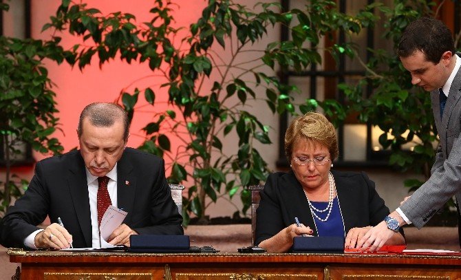 Türkiye İle Şili Arasında İşbirliği Anlaşmaları İmzalandı