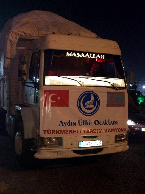 Aydın Ülkü Ocakları, Türkmenlere Yardımlarını Sürdürüyor
