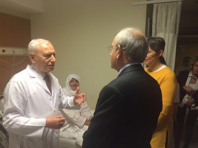 Kılıçdaroğlu, Başkan Kurt’un Ablasını Hastanede Ziyaret Etti