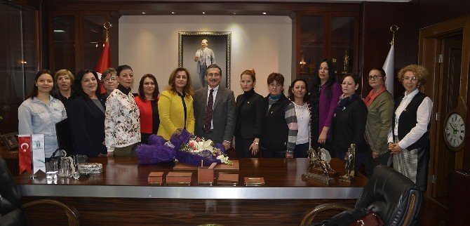 CHP Kadın Kollarından Başkan Ataç’a Ziyaret