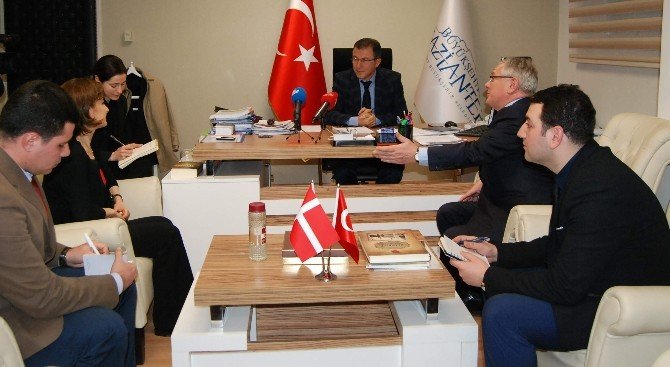 Danimarka Büyükelçisi Medsen, Gaziantep’te