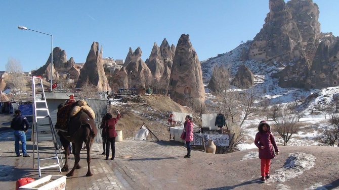 Kapadokya’da yerli turist zamanı