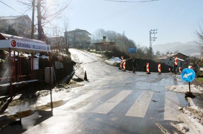 Zonguldak’ta 25 Köye Ulaşımı Sağlayan Yol Göçtü