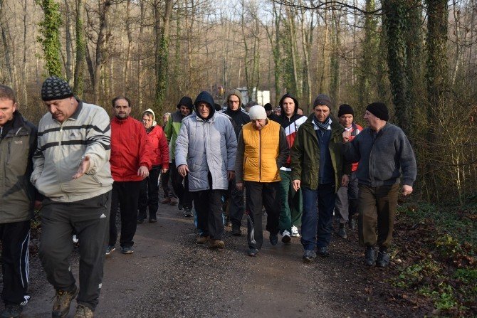 Başkanlar Uzuntarla Tabiat Parkı’nda Yürüdüler