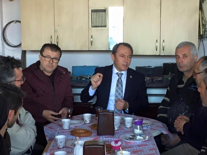 AK Parti Denizli Milletvekili Tin, Sanayi Esnafıyla Kahvaltı Yaptı