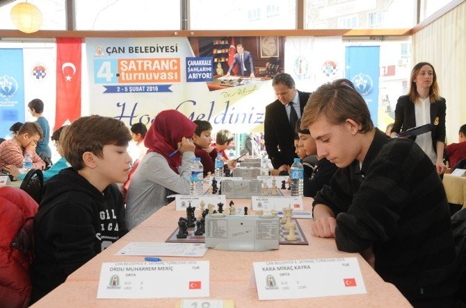 Çan Belediyesi 4. Satranç Turnuvaları Başladı