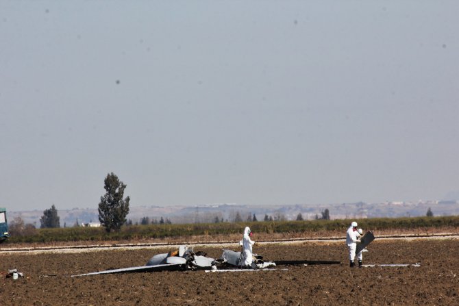 ABD'ye ait silahlı insansız hava aracı tarım arazisine düştü