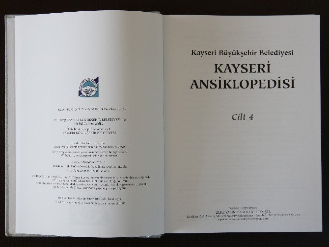 Kayseri Ansiklopedisi 4. Cilt Basıldı