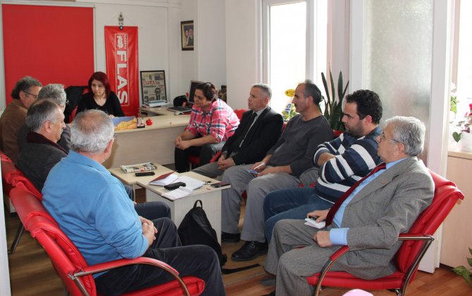 Aydın Gazeteciler Cemiyeti'nin yeni yönetimi ilk toplantısını yaptı
