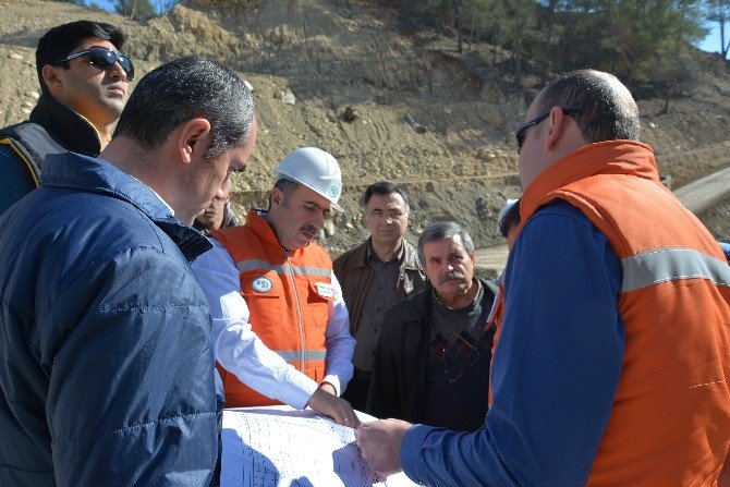Bölge Müdürü Özgür Baraj İnşaatlarını İnceledi