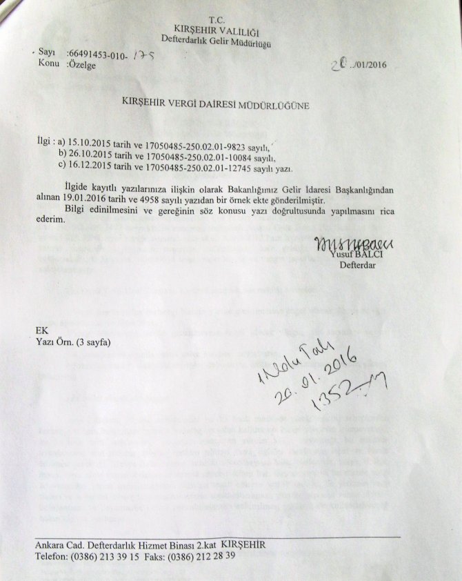 Kırşehir olaylarında yakılan iş yerlerine Maliye şoku