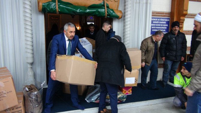 Atatürk Havalimanı’ndan Bayırbucak Türkmenleri'ne yardım