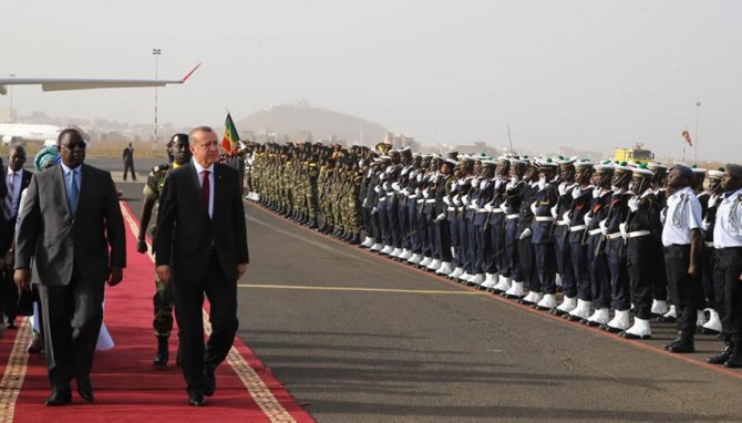 Cumhurbaşkanı Erdoğan Senegal’de