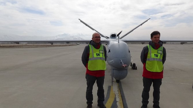 Yerli insansız hava aracı ANKA, ilk görevine Elazığ'da başladı