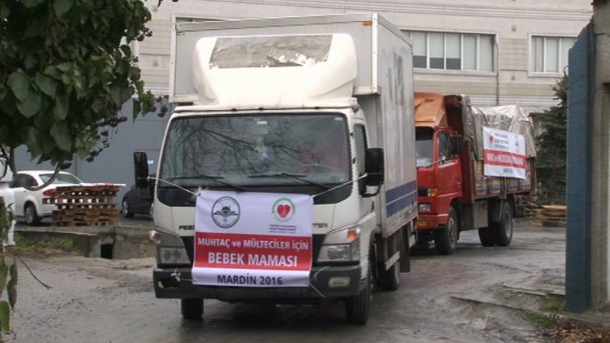 Yardımeli Derneği’nden Günedoğu'ya bebek maması yardımı