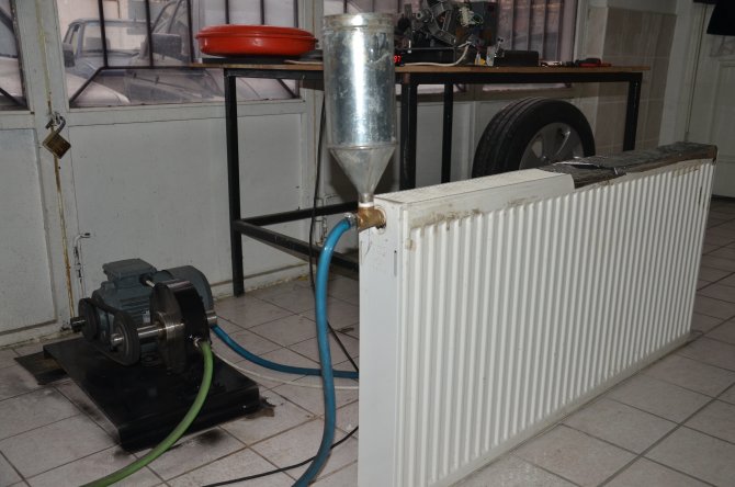 Ankaralı mucit günlük 2 liralık elektrik tüketimi ile suyla çalışan kombi üretti