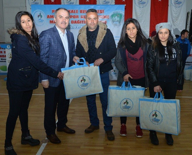 Pamukkale Belediyesi’nden Amatör Kulüplere Malzeme Yardımı