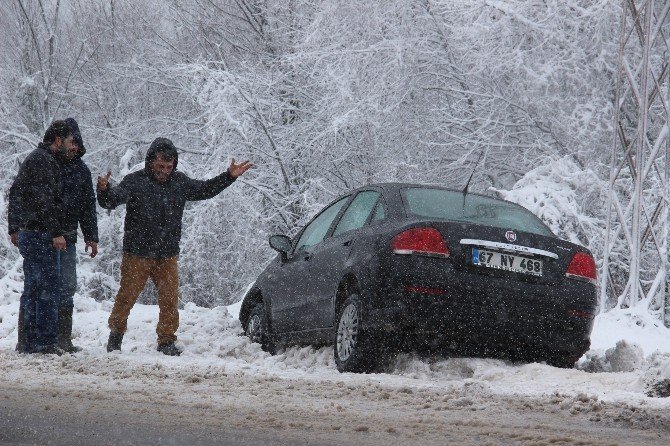 Zonguldak’ta Kar Yağışı Etkili Oldu