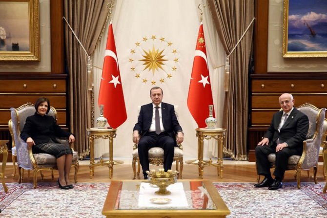 KKTC Meclisi Başkanı Siber, Cumhurbaşkanı Erdoğan ile görüştü