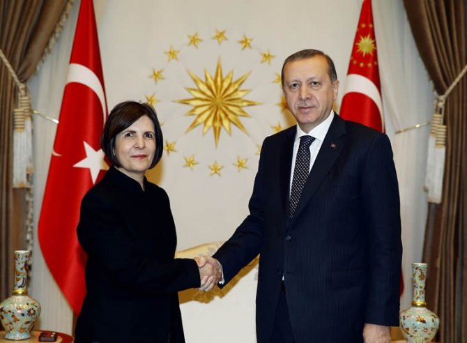 KKTC Meclisi Başkanı Siber, Cumhurbaşkanı Erdoğan ile görüştü