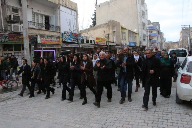 Nusaybin'de Cizre yürüyüşü