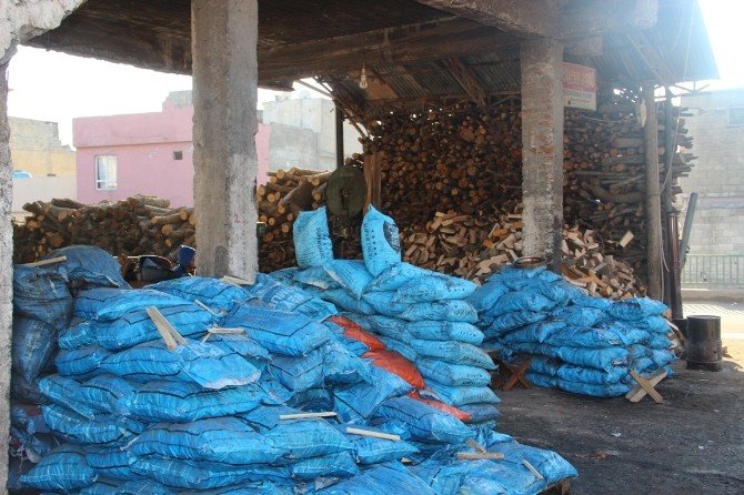 Oduncular, Kaçak Odun Ve Kömür Satıcılarına Odunlarını Tekmeleyerek Tepki Gösterdi