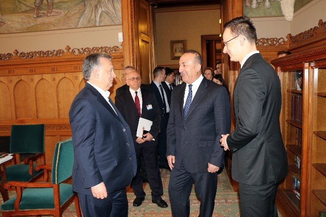 Bakan Çavuşoğlu, Macaristan Başbakanı Orban İle Görüştü