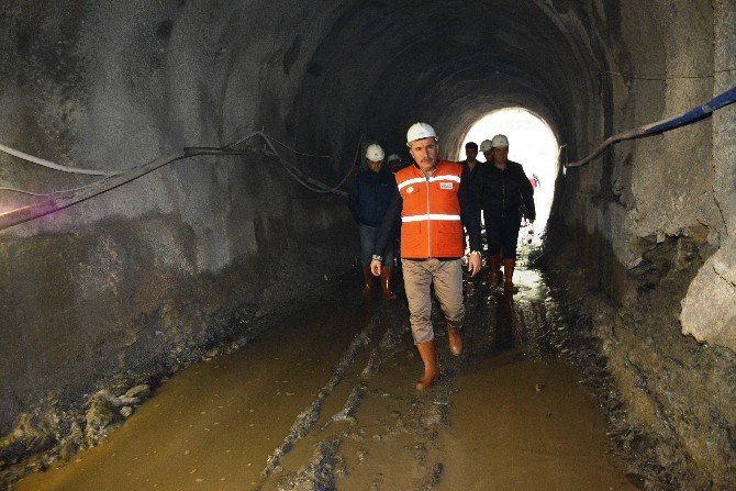 Turgay Özgür Yeniköy Baraj İnşaatını İnceledi