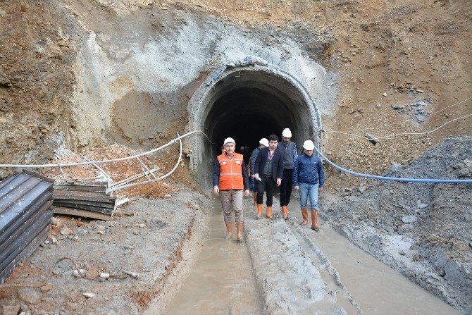 Turgay Özgür Yeniköy Baraj İnşaatını İnceledi