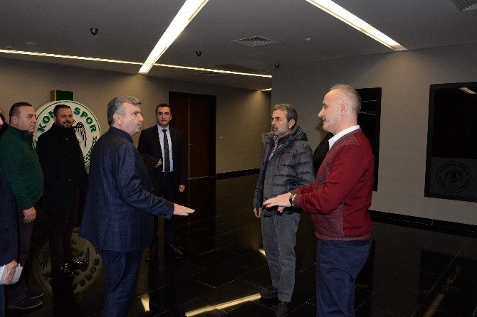 Başkan Akyürek, Torku Konyaspor Yönetim Binasını Ziyaret Etti