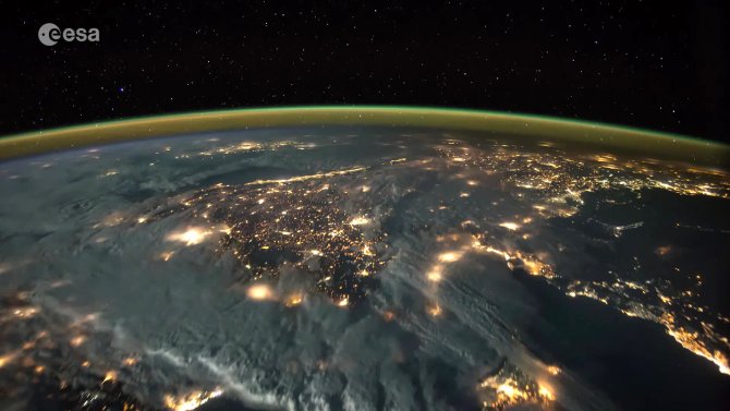 Türkiye üzerinden uçan astronotun çektiği görüntüler büyüledi