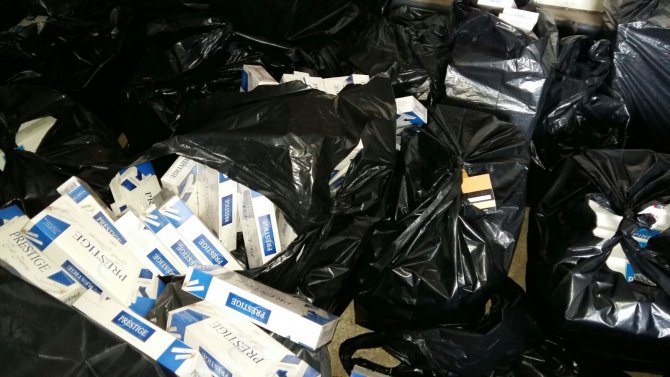 82 bin paket kaçak sigara ele geçirildi