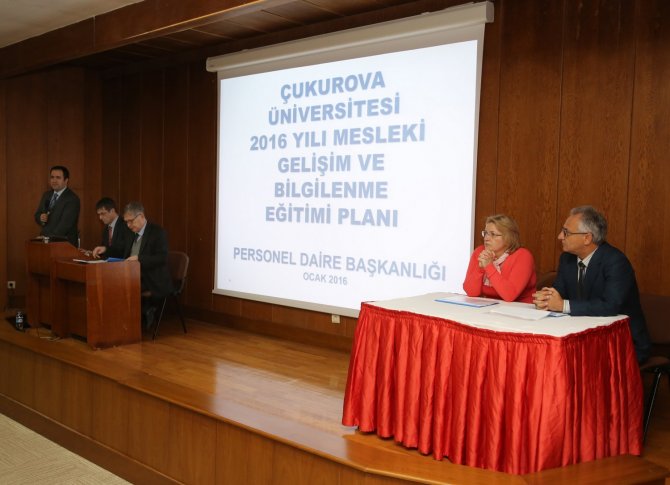 Çukurova Üniversitesi personeline, mesleki gelişim eğitimi verildi