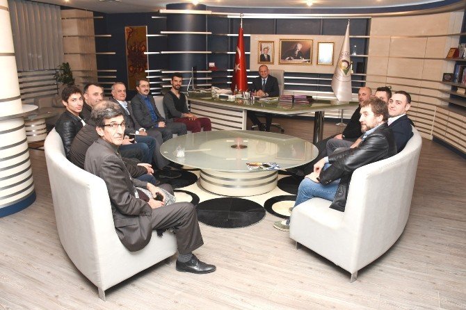 Dünya Şampiyonundan Başkan Mehmet Keleş’e Ziyaret