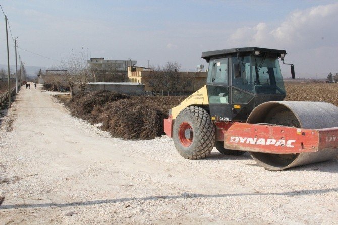 Eyyübiye Belediyesi Kırsalda Stabilize Yol Yapımına Devam Ediyor