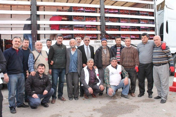 Kumluca’dan Bayırsucak Türkmenlerine Gıda Yardımı