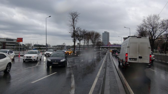 Kennedy Caddesi'nde yol çalışması başladı