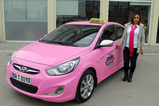Sivas’ta kadınlara özel 'pembe taksi' uygulaması