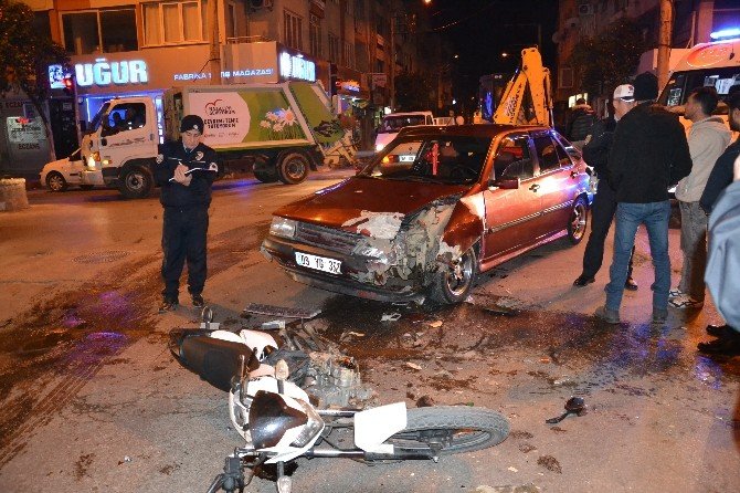Nazilli’de Trafik Kazası:1 Yaralı