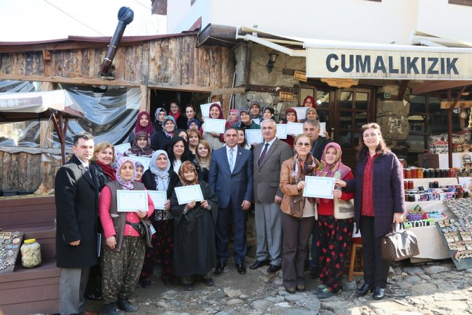 Unesco Listesindeki Osmanlı köyü Cumalıkızıkta kadın çiftçilere eğitim