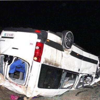 Adıyaman'da yolcu minibüsü takla attı: 22 yaralı